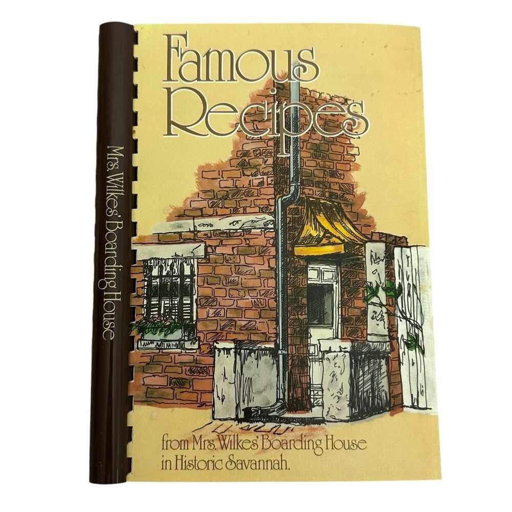 Famous Recipes from Mrs. Wilkes Boarding House in Historic Savannah, Signed Book